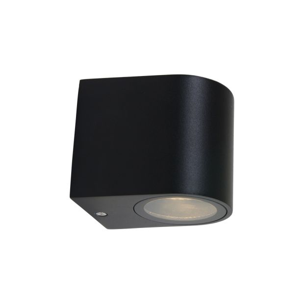 Buitenlamp Logan 1494ZW - compacte wandlamp in zwart aluminium