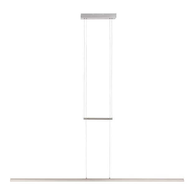 Hanglamp Profilo 3318ST Staal 150 cm breed 2100 lumen
