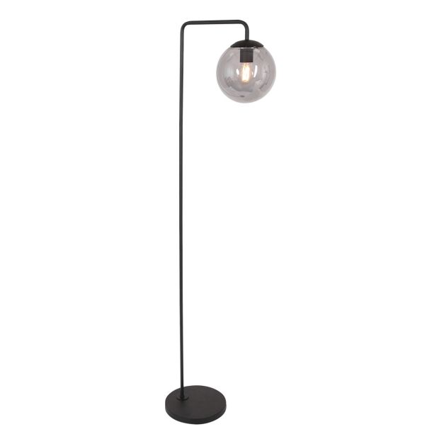 Vloerlamp Bollique 3325ZW Zwart met snoerschakelaar