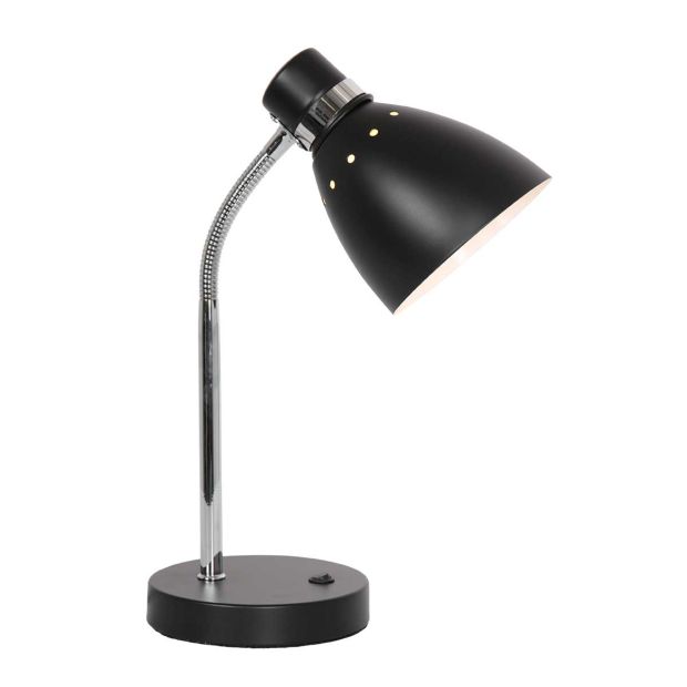 Tafellamp Spring 3391ZW zwart met E27 fitting