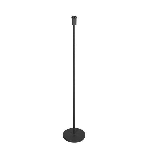 Vloerlamp Noor 3403ZW – zwarte lamp zonder kap met E27