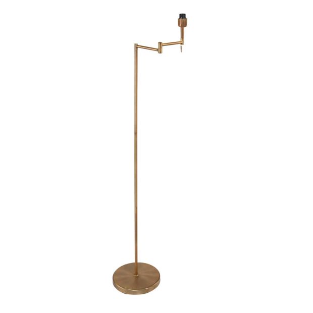 Vloerlamp Bella 3406BR – bronzen lamp met zwenkarm E27