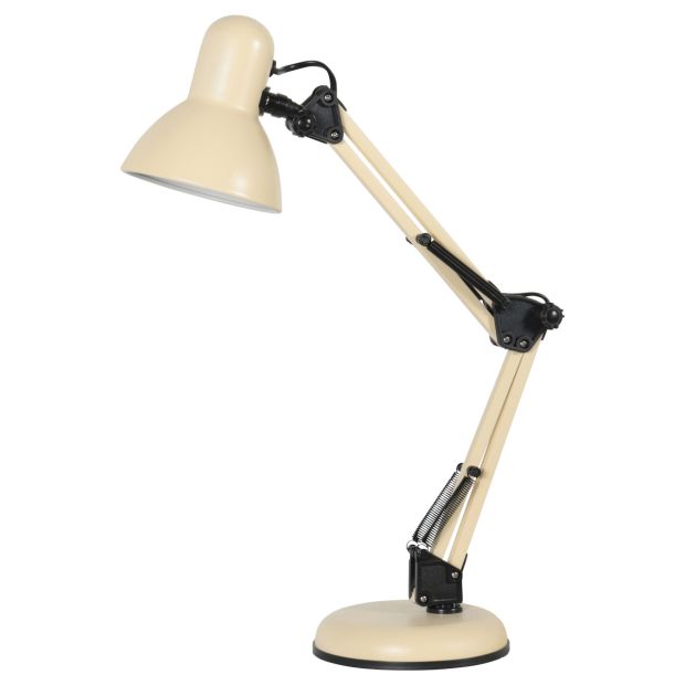 Tafellamp Study 3456CR – Crèmekleurige bureaulamp verstelbaar 