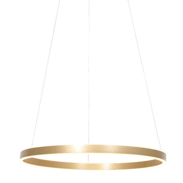 Hanglamp Ringlux 3502GO gouden LED ringlamp Ø60 cm