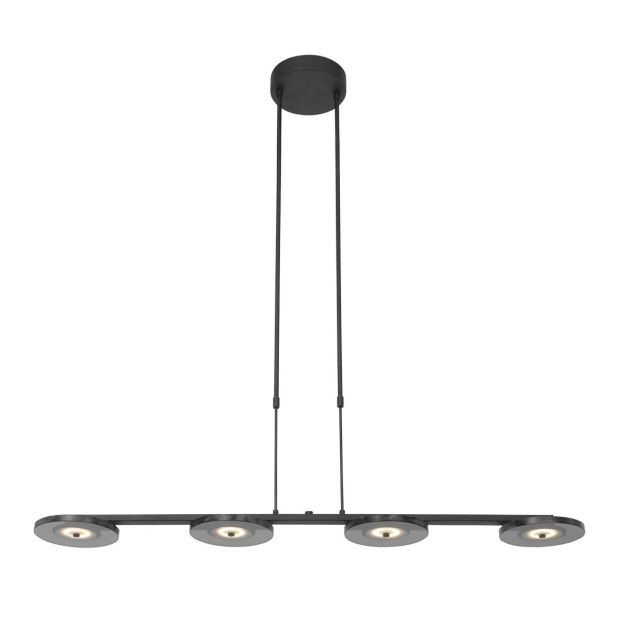 Hanglamp Turound 3512ZW Zwart 4-lichts