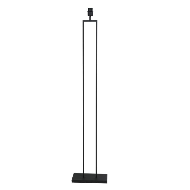 Zwarte staandelamp Stang 3842ZW met E27 fitting zonder kap