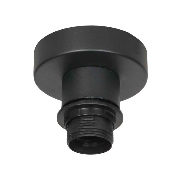 Black ceiling lamp Bloeba 4129ZW without lampshade