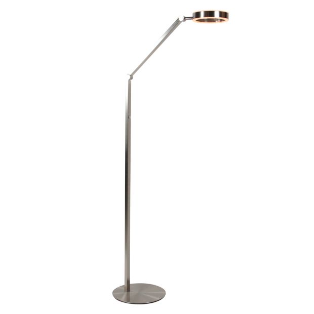 Lampe sur pied Ringlux 4138ST en acier LED avec variateur tactile