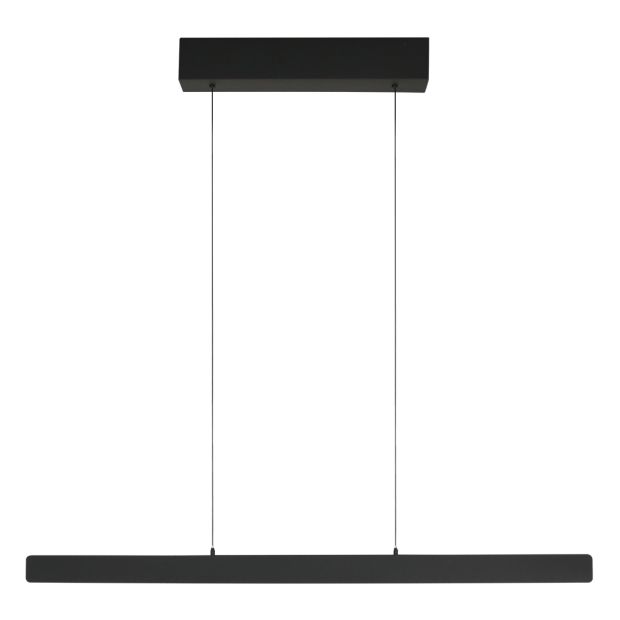 Black pendant lamp Fluxy 4189 – Height adjustable up to 160 cm, width 120 cm