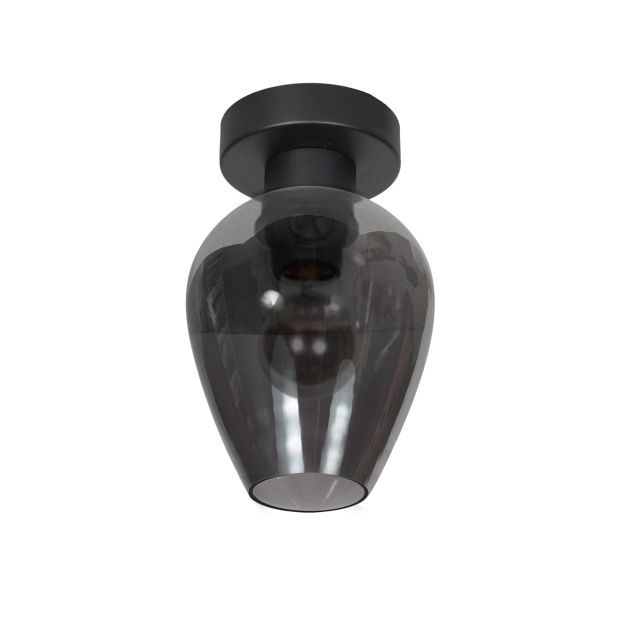 Deckenlampe Drovia 4372ZW mit Smoke-Glas und modernem Look