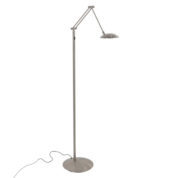 Leeslamp Daphne 2 4601ST - stalen leeslamp met verstelbaar licht