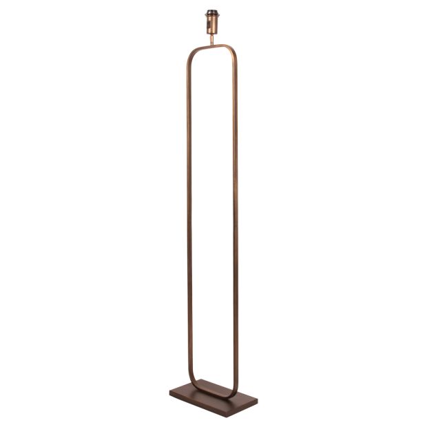 Bronzen Vloerlamp Stang 4740BR, robuust en tijdloos design, zonder kap