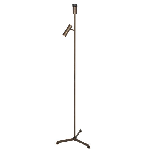 Vloerlamp Stang 4741BR bronzen vloerlamp met leeslicht en E27 fitting