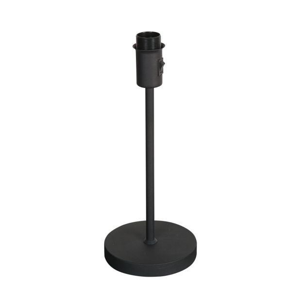 Tafellamp armatuur Noor 4907ZW Zwart met een E27 fitting
