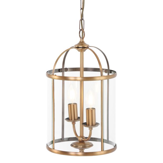 Hanglamp Pimpernel 5971BR brons met helder glas Ø23 cm