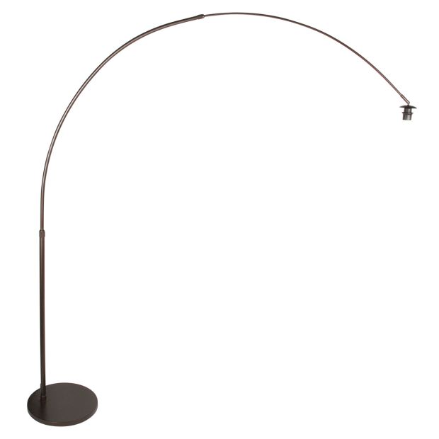 Cacao kleurige vloerlamp / booglamp Sparkled Light 7268CA zonder kap