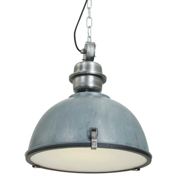 Bikkel 7586GR pendant lamp robust gray lamp with character
