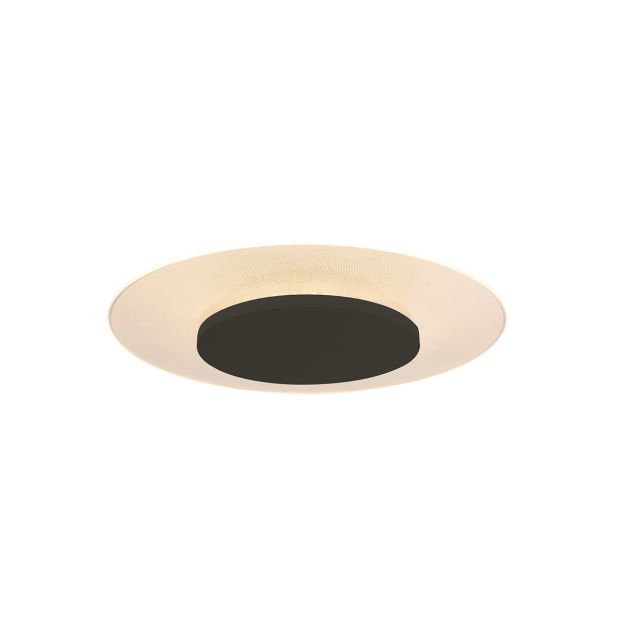 Plafondlamp Lido 7797ZW zwarte LED lamp Ø28 cm