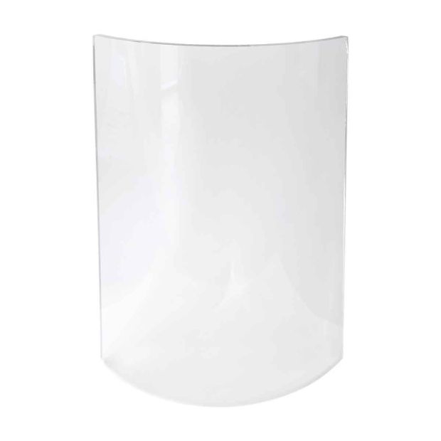 Glas I12138S – transparant gebogen glas 300×230 mm