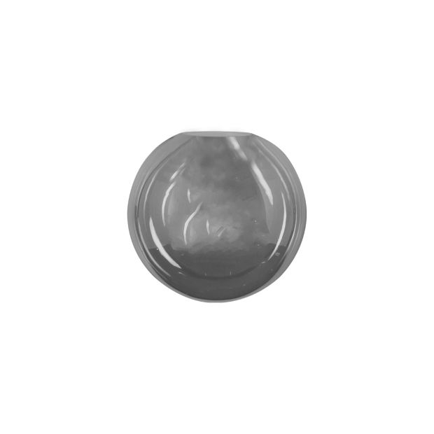 Zwart smoke glazen bolletje I15212S Ø15 cm