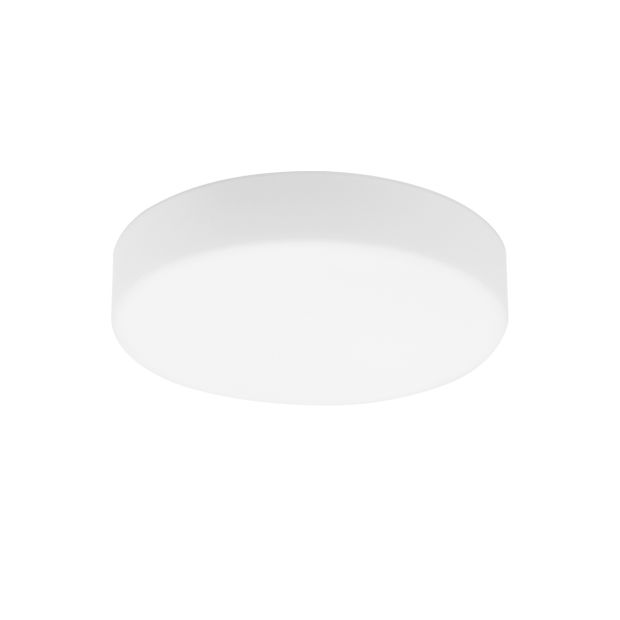 1362 Glas Rond WitMat 18cm (nieuw)