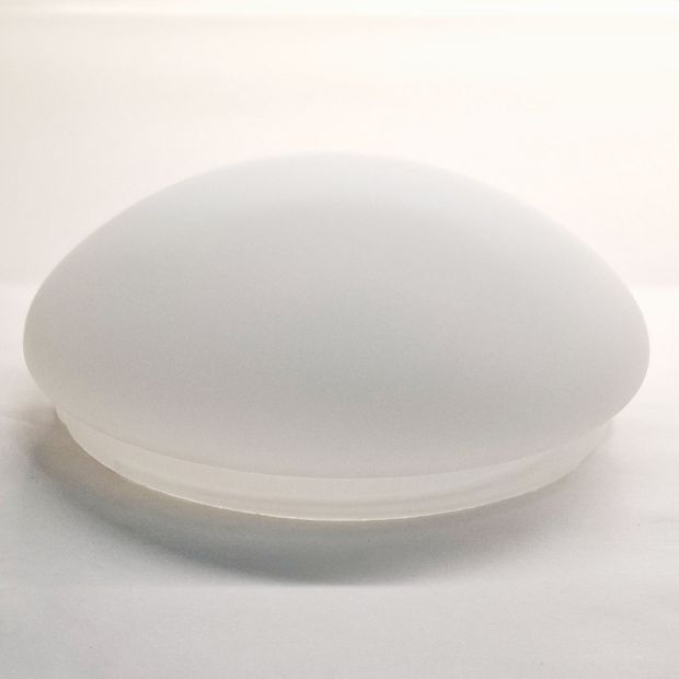 Melkwit glas I15287S – Ø 25 cm