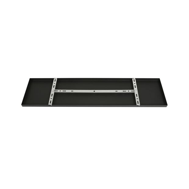 Rechthoekige plafondplaat Mountline I15296S Zwart 100 x 25 x 2,5 cm met ophangbeugel