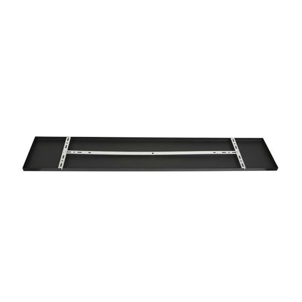 Rechthoekige plafondplaat Mountline I15297S Zwart 140 x 25 x 2,5 cm met ophangbeugel