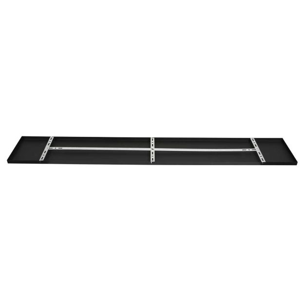 Rechthoekige plafondplaat Mountline I15298S Zwart 170 x 25 x 2,5 cm met ophangbeugel