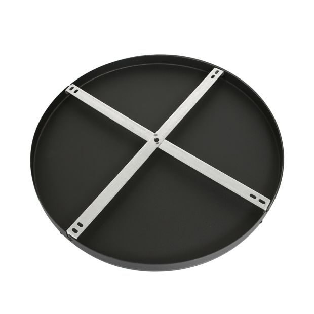 Ronde plafondplaat Mountline I15300S Zwart Ø50 x 2,5 cm met ophangbeugel