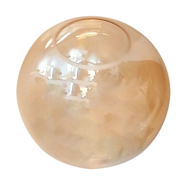 3498 Glas Kugel Amber 30cm