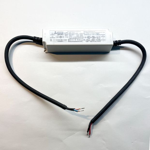 LED inbouwdriver I15345S – 25W, 24V voor Profilo en Bande serie