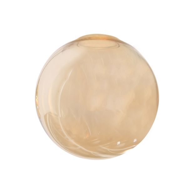 Bernsteinfarbener Glasball I15397S – Ø15 cm