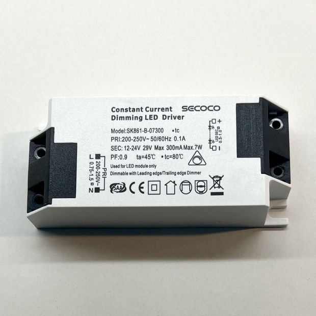 Inbouwdriver I15451S – 7W, 300mA voor Lido 2564 serie