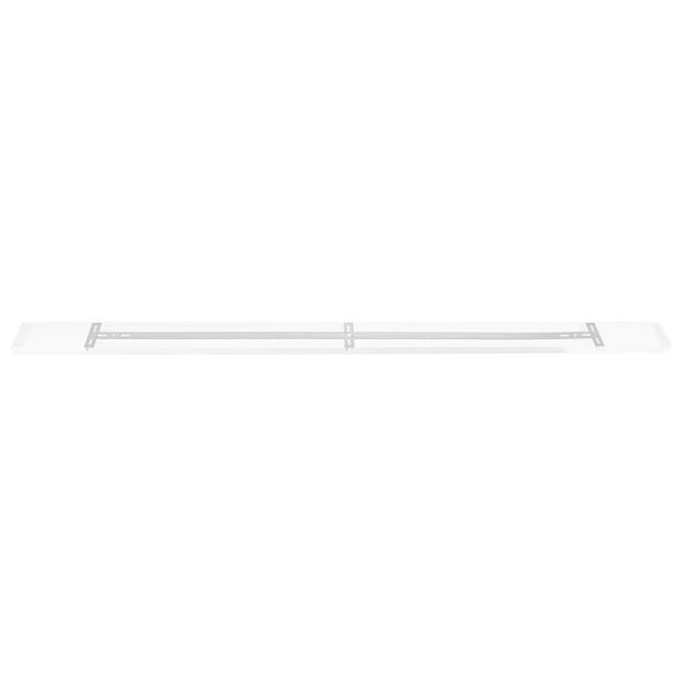 Plafondplaat Mountline I15528S RAL9003 wit 170 x 9 x 2,5 cm met ophangbeugel