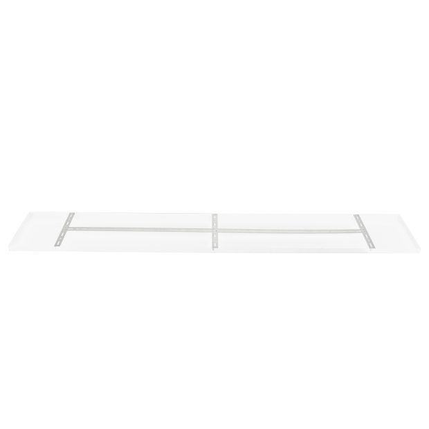 Rechthoekige plafondplaat Mountline I15531S RAL9003 wit 170 x 25 x 2,5 cm met ophangbeugel