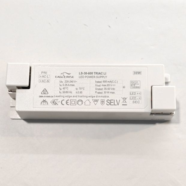 Inbouwdriver I15543S – 30W, 600mA voor Ringlux 4134GO, 4134ST en 4134ZW