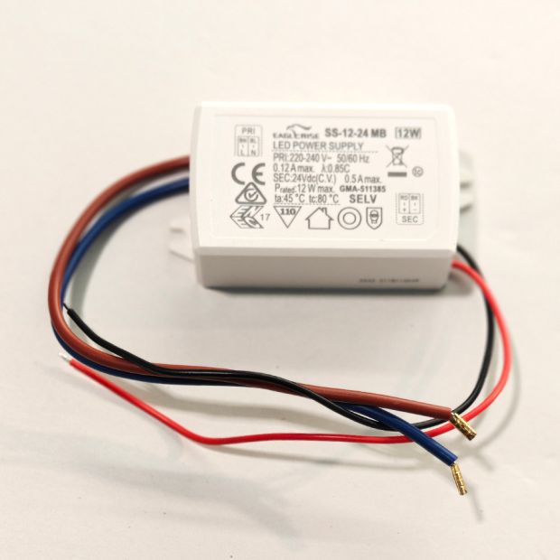 LED driver I15648S – Eagle Rise, 24V, 12W for Soleil 2 and Zenith 2 series