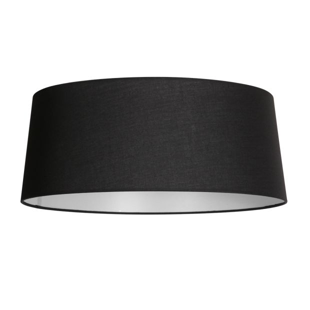 Lampenkap K2010SS – Zwart linnen met witte binnenzijde Ø48 cm
