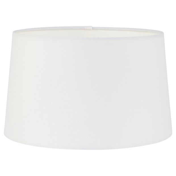 Wit linnen lampenkap K58942S Ø30cm met E27 support.