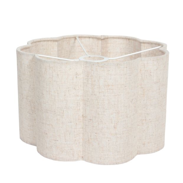 Kap 30*30*18 Rnd Be27 licht creme