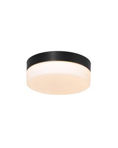 Plafondlamp Ikaro 1362ZW Zwart Ø18cm met 4 standen dimmer