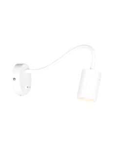 Witte wandlamp met flexibele arm 3390W Upround inclusief lichtbron