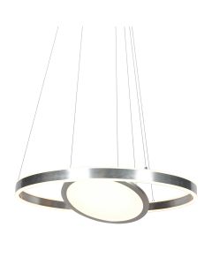 Hanglamp Ringlux 3514ST Staal 60cm met binnenplaat