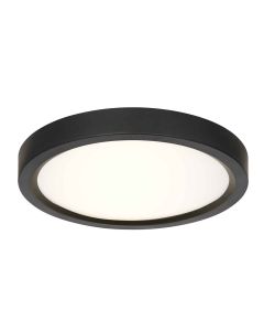 Zwarte Plafondlamp 4132ZW met 3 standen dimfunctie en lichtkleur instelbaarheid Ø29 cm