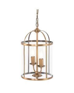 Hanglamp Pimpernel 5971BR Brons Ø23 cm klassieke lantaarn