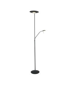 Vloerlamp Zodiac 7972ZW Zwart Dimbaar