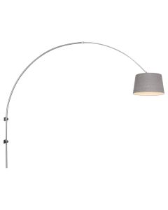 Wandleuchte Sparkle Light 9944ST mit Schirm leinengrau