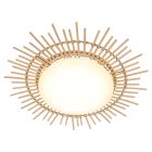 Blank rotan ceiling lamp Aura 1894W ook designed for bathroom