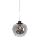 Hanglamp Lotus 1897ZW Zwart 1 lichts E27 fitting